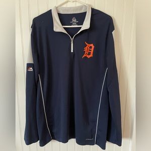Detroit Tigers Half Zip Pull over